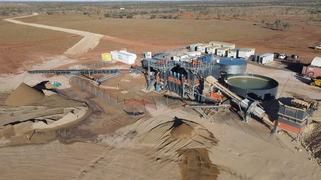 The phosphate rock processing plant established by Centrex at Ardmore.