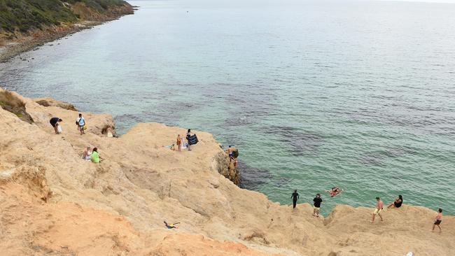 The Pillars at Mt Martha have been severely eroded, residents say.