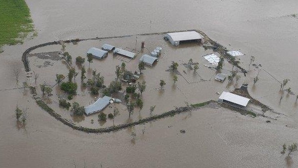 The Judd family and its dairy business went under twice in a fortnight of flooding. Millmerran Arts Council Flood exhibition