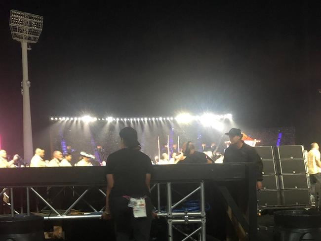 Jane carroll in her Commonwealth games opening ceremony seats that cost $2500 and had an obstructed view