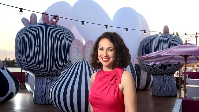 Louise Bezzina, Artistic Director, Brisbane Festival Art Boat, a barge with art installations that will sail the river during Brisbane Festival, Wednesday 1st September 2021 - Photo Steve Pohlner