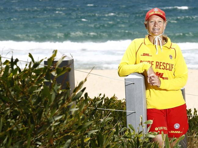 Nixy Krite from maroubra Surf Life Saving Club participated in the Beach to Bush program, travelling to the Albury region to teach surf life saving. Picture: John Appleyard