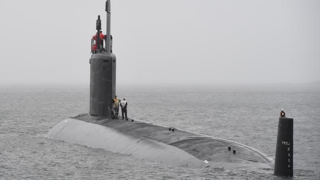 The Virginia-class submarine USS Oregon. Picture: Supplied