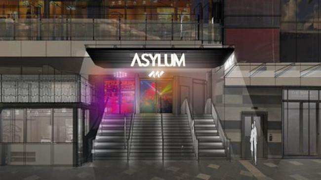 Shooters nightclub down Orchid Ave in Surfers Paradise is being renamed the Asylum under a $2m rebrand and redevelopment by new owners Hallmark Group. SUPPLIED RENDERS