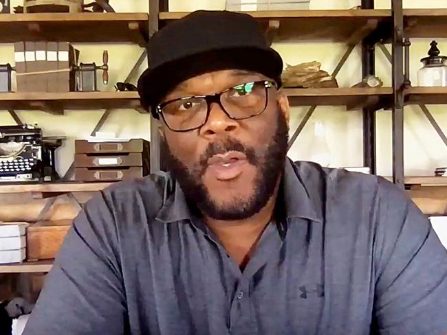 Tyler Perry, who is worth close to a billion dollars, has reportedly lent his Beverly Hills mansion to Prince Harry and Meghan Markle. Picture: AFP