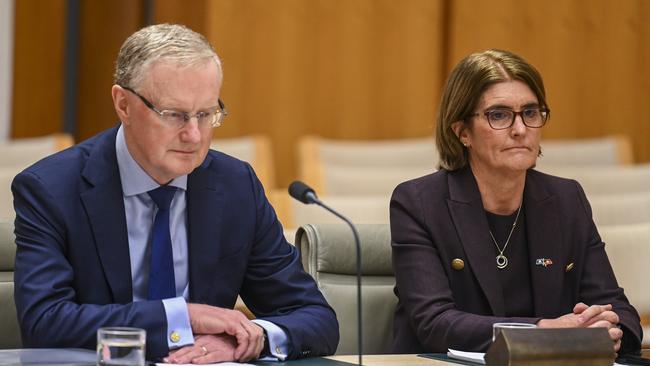 RBA governor Philip Lowe told a committee hearing in August that further interest rate increases were ‘possible’. Picture: NCA NewsWire/Martin Ollman