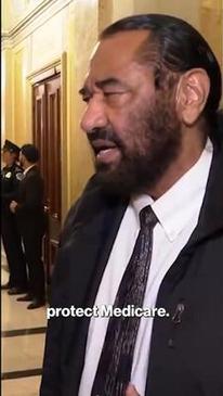 Al Green willing to 'accept the punishment' after being removed from congressional address