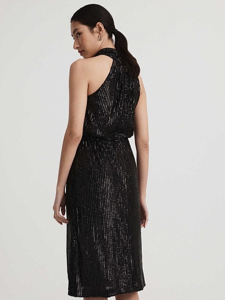 Witchery Sequin Halter Dress. Image: Witchery