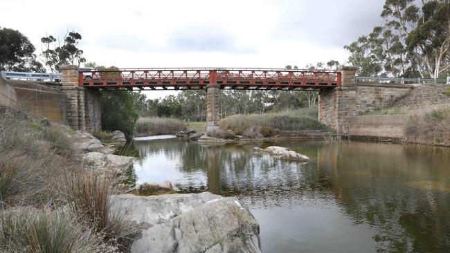 New walking trails along Bremer River form part of Callington’s new township plan. Picture: Dean Martin.