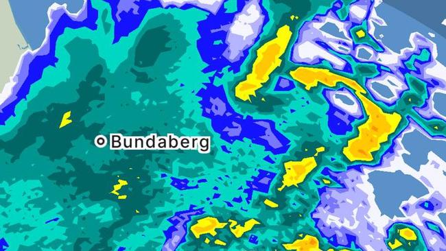 Bundaberg is expecting up to 150mm of rain in the next 48 hours.