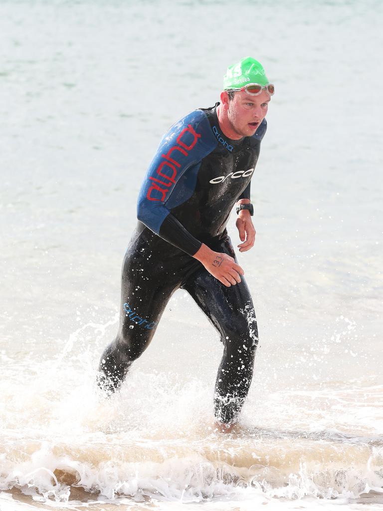 Australia Day Ocean Swim at Kingston Beach. Picture: Nikki Davis-Jones