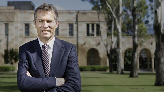 UQ Vice Chancellor Peter Hoj. (Photo AAP/ Megan Slade)