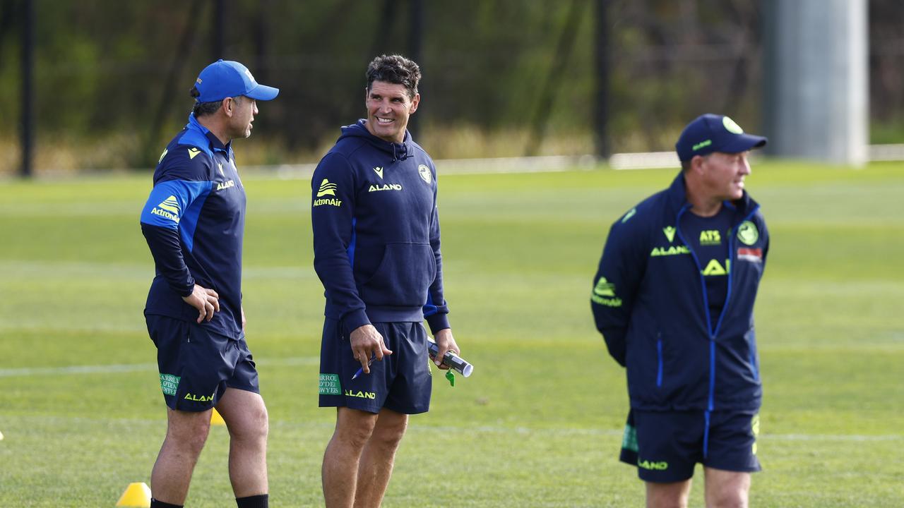 Trent Barrett has faced an impossible task trying to maintain stability at the Eels. Picture: Jonathan Ng