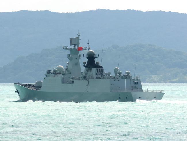 Three Chinese warships were spotted sailing off the country's east coast but our nation’s leader had no idea. Picture: Australian Defence Force