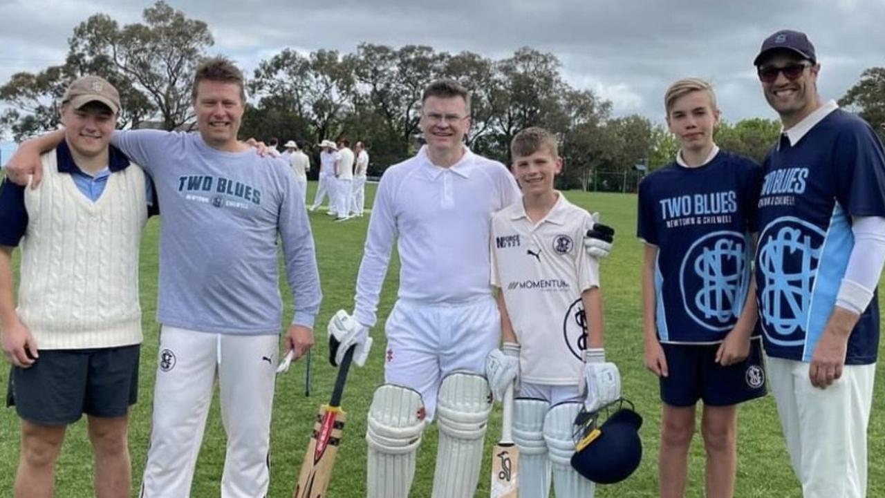 Three dads and their boys guide Two Blues team to victory