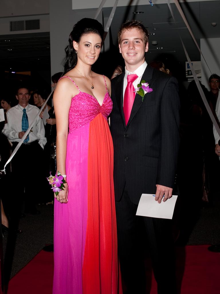 Christina Spinella and Cameron Proctor at the 2009 Kormilda College formal. Picture: NT NEWS