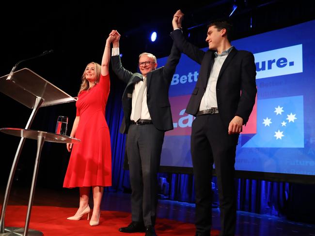 The agenda became apparent on election night with the incoming prime minister mentioning his commitment to implement “the Uluru Statement from the heart in full”. Picture: Lisa Maree Williams