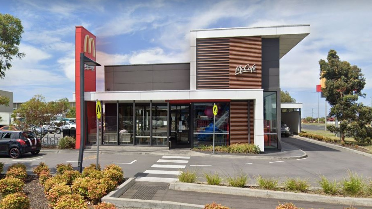 The McDonald's restaurant where the sign was seen. Picture: Google Maps.