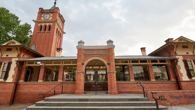 Joel Reid appeared at Wagga Local Court via AVL. Picture: Michael Frogley