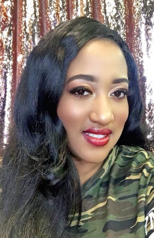 Vermyttya Miller, 37, an actress, had booked her wedding reception in Glendale, California which required a $US10,000 cancellation fee. Picture: Facebook / Vermyttya Miller