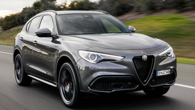 2021 Alfa Romeo Stelvio Veloce.