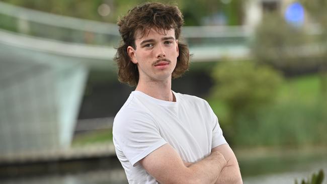 Flinders University student Tom Shearing. Picture: Keryn Stevens