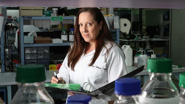 Forensic Science Queensland chief executive Linzi Wilson-Wilde at the forensics headquarters in Brisbane. Picture: Liam Kidston