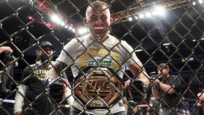 Alex Volkanovski is Australia’s second UFC champion. Picture: Richard Dobson