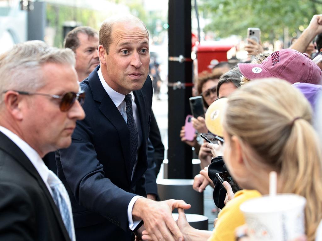 The Prince of Wales has managed to charm children and put on his global statesman hat to dashing effect. Picture: Dimitrios Kambouris/Pool/AFP