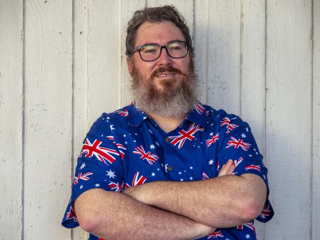 Mackay, 12 April 2022, One Nation Candidate for a Federal Senate Seat, George Christensen.Photo : Daryl Wright