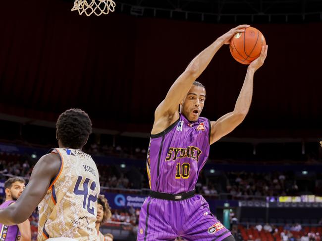 Xavier Cooks had a big impact again with 12 rebounds. Picture: Jenny Evans/Getty Images