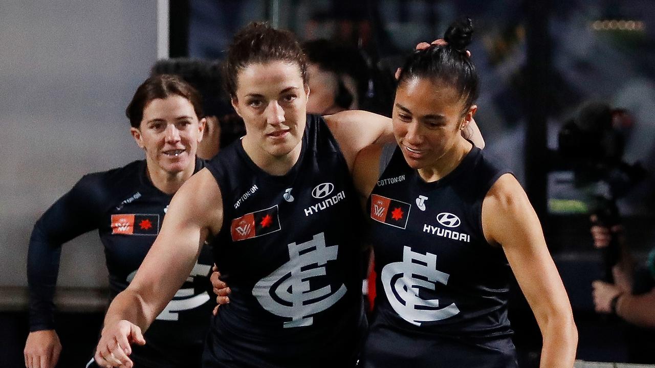 Darcy Vescio, right is one of the players to concede they would have liked some clarity more than two months ago. More than eight weeks later, players are still without key dates. Picture: Getty Images)