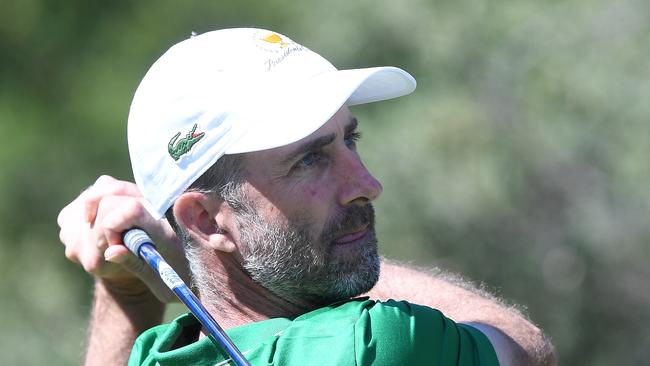 Golfer Geoff Ogilvy in action. Picture: AAP