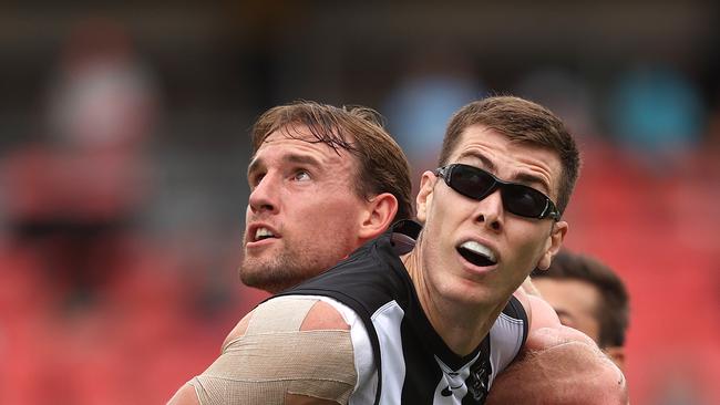 Mason Cox has the opportunity to shine with two key players out. Picture: Phil Hillyard