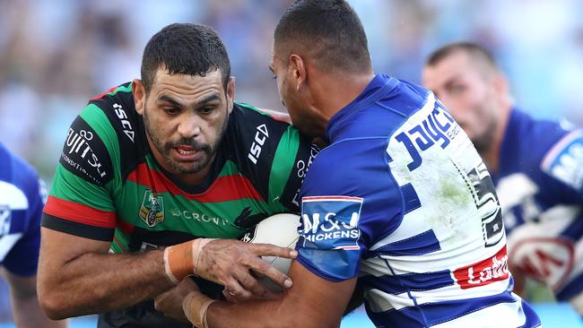 Greg Inglis is slowly coming back into form after he missed almost all of 2017 with a knee injury. Picture: Cameron Spencer/Getty Images