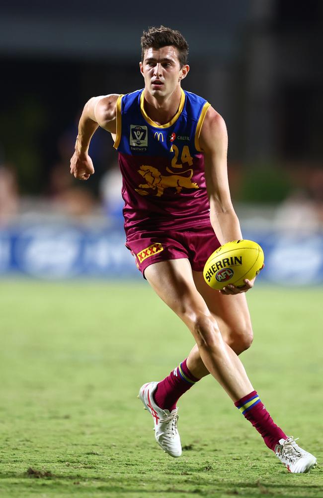 Brandon Ryan is tipped to challenge Sam Day for the full forward role at Brisbane in 2025. Picture: Chris Hyde