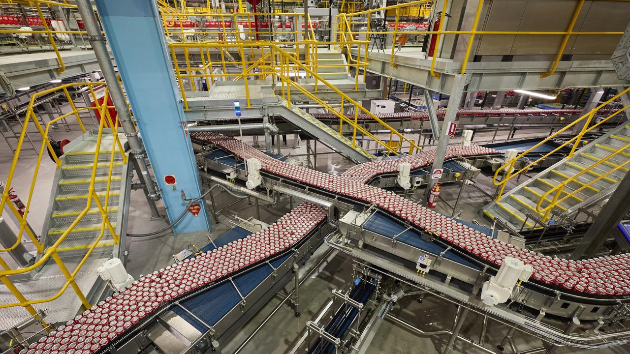 Inside Coca-Cola's new plant at Richlands.