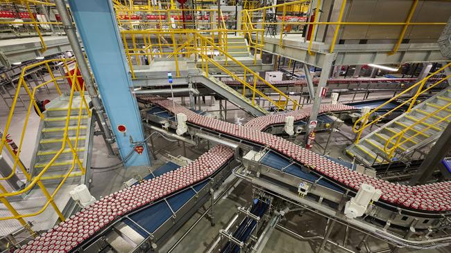 Inside Coca-Cola's new plant at Richlands.