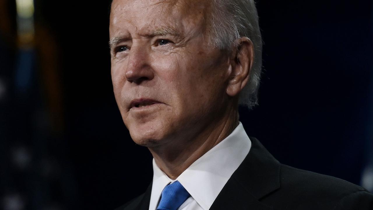 The result of the whole “Biden is senile” thing? He was showered with praise last week for managing to competently read a speech off a teleprompter. Picture: Olivier Douliery/AFP