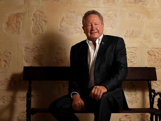 3/4/2020 Andrew Forrest talks about Cove project by Minderoo. Pic Colin Murty The Australian