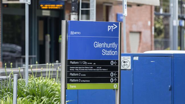 A man has died after he was struck by a train between Glen Huntly and Ormond stations.