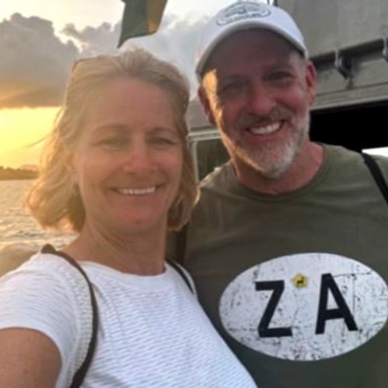US couple Jay and Jill Campbell (above), as well as two Australians, were abandoned in São Tomé and Príncipe during a Norwegian Cruise Lines cruise.