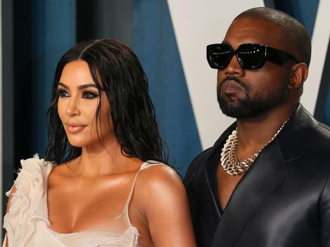 Kim and Kanye’s marriage is rumoured to be done. Picture: AFP