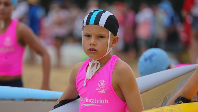 A young gun ready to race at the NSW surf life saving championships 2025. Pictures: Supplied