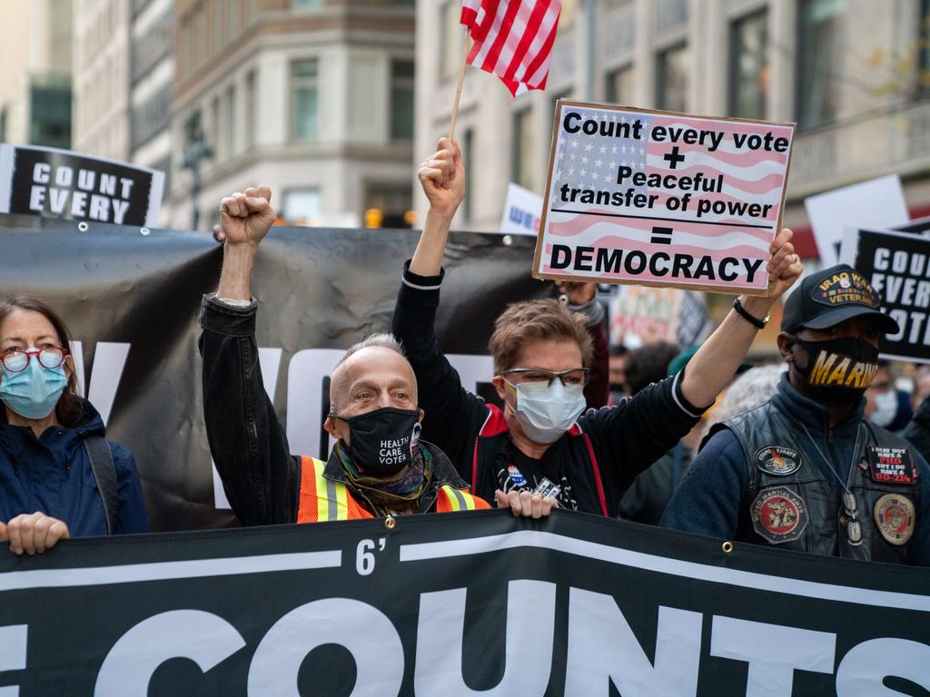 Protesters take to the streets of New York City. Picture: David Dee Delgado/Getty Images/AFP