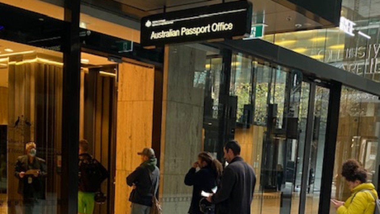 Australians have been made to wait in long queues at passport offices around the country.