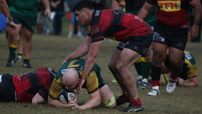 Griffith University Colleges Knights v Surfers Paradise Dolphins faced off in the 2022 GCDRU first grade grand final. Picture: Mike Batterham