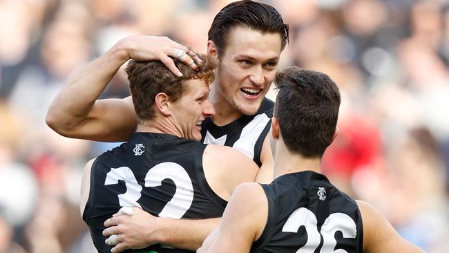 Can Collingwood’s youngsters stand up in 2018? Picture: Getty Images