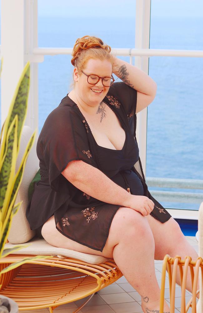 The influencer hopes to encourage other full-figured women to stop putting exciting things off until they have lost weight. Picture: Australscope