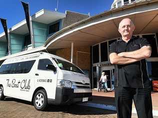 HUMBLE HERO: The Boat Club courtesy bus driver Geoff Barnes helped a patron get home safely and stopped an intruder at the weekend. Picture: Alistair Brightman